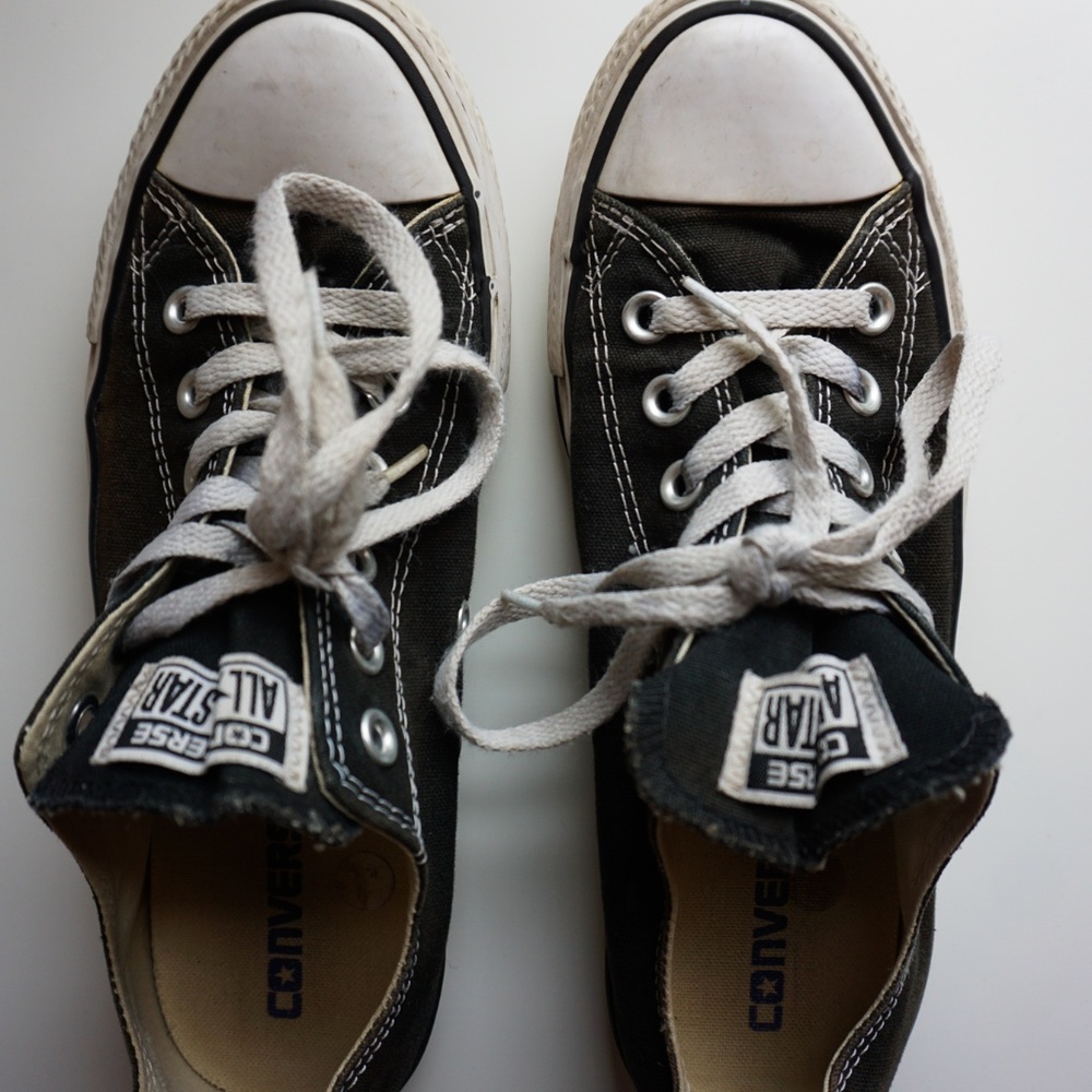 ⭐Converse womens black and white